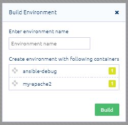 Environment build